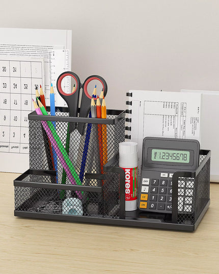 Mesh Desk Office Supplies Organizer, , Stationery storage