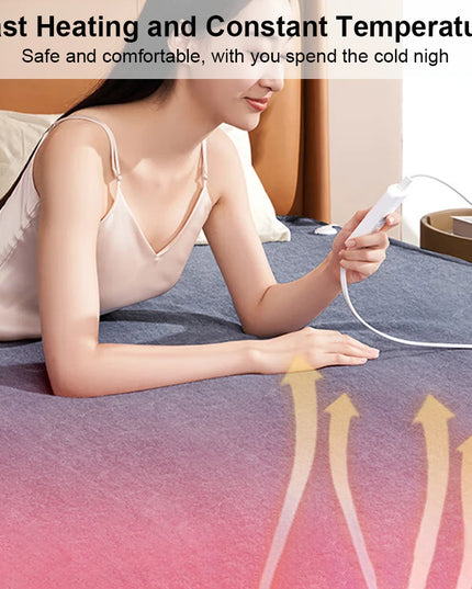 Waterproof Thick and warm heating Electric under bedding thermostat Blanket 220V EU plug
