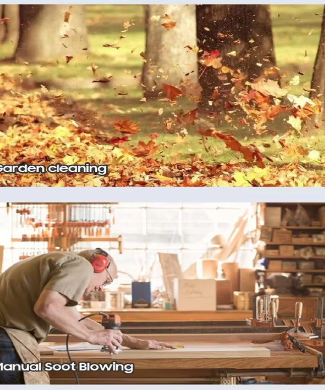 X64 Handheld Turbo Jet Fan 64Mm Brushless Powerful 1400G Thrust 1000W Highpower air blower (dust , garden cleaning , car wash)