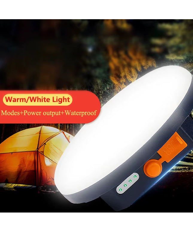 MoonLIGHT- 9900Mah waterproof LED Rechargeable portable Powerful Camping light with magnet Lantern with Magnet 