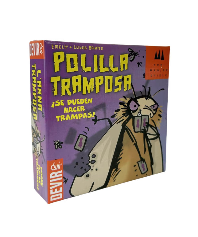 POLILLA TRAMPOSA -Mogel Motte Polilla Cards Board Game Devir-Game 