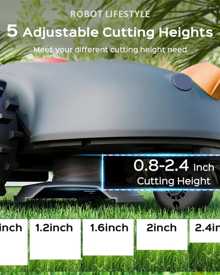 AutoMow Smart Lawn Robot – Wireless Precision Visual Sensors Cutting System