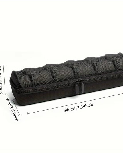 1Pc 5-Slot Watch Case | Hard Shell Travel Organizer with Pillow Insert 