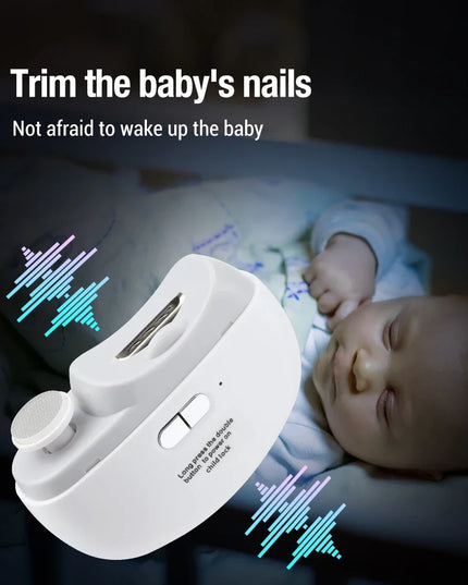 Rechargeable Electric Nail Clipper, Grinding, Polishing with Light for adults and kids