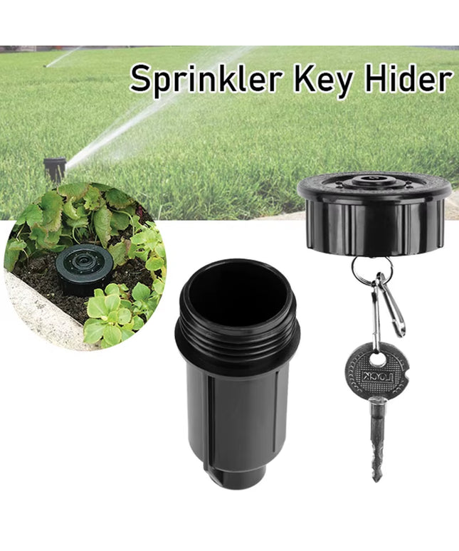Hidden stash / storage garden sprinkler for home key or cash