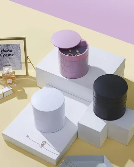 4 Layers Rotating Jewellery / accessories Storage Box 