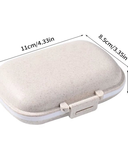 Pill Box -8 Grids Tablets / medicine Organizer Container for Traveling