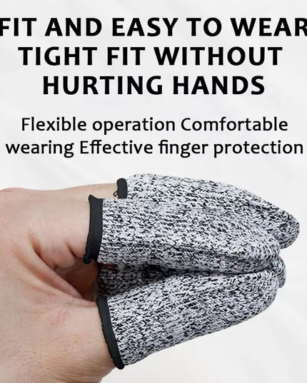 NoCuts - reusable 50 Pcs Anti-Cut Level 5 High-Strength Safety Finger Cover For kitchen safety