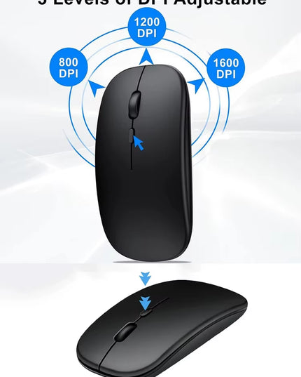Silent Bluetooth wireless mouse for Computer / Laptop / smart tablets