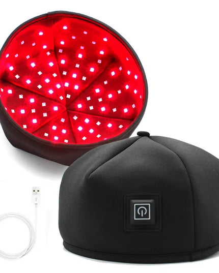 Red Light Therapy Device Hat near Infrared LED Treatment for Hair Growth 