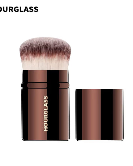 HOURGLASS- Retractable Blush Brush Soft and Skin-Friendly Fiber Hair Face Brush