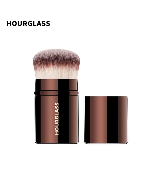 HOURGLASS- Retractable Blush Brush Soft and Skin-Friendly Fiber Hair Face Brush