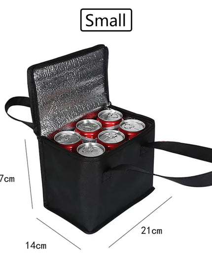 Portable thermal Insulation Lunch/ can or drinks Cooler Bag 