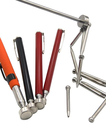 10LB /55G Magnetic Retractable Pickup Suction Iron Rod, Multifunctional Extractor Clip for Automotive Repair, electrical works