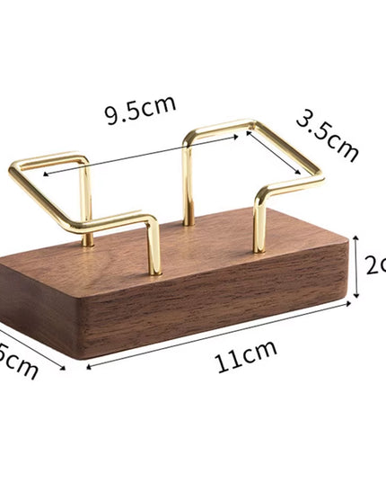 Wooden Business Card Holder