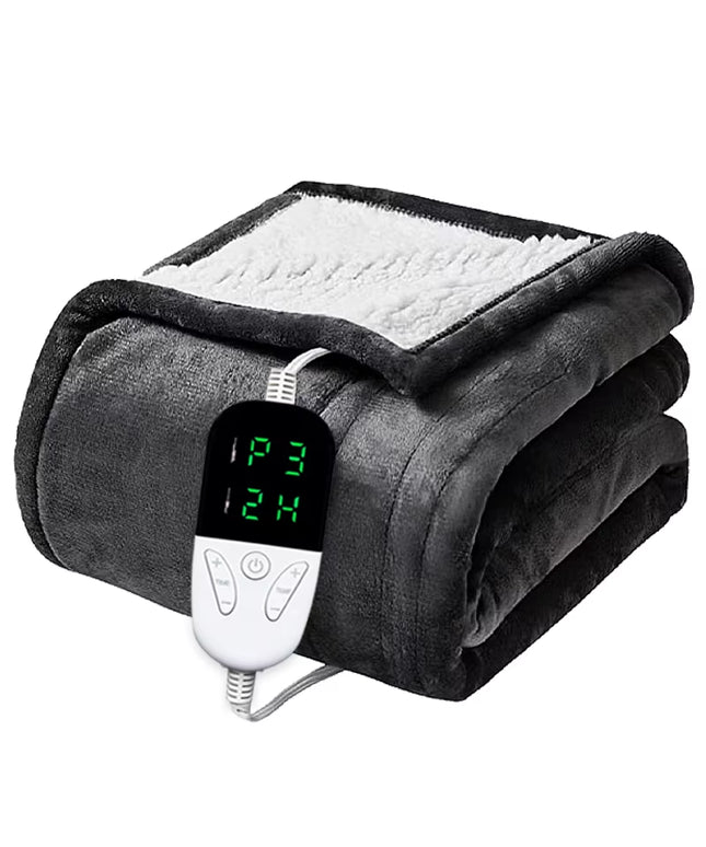 Soft Electric Heating blanket with 6 Heating Levels & 4 Hours Auto-Off -150X180Cm 