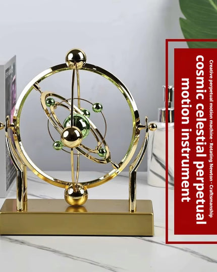 Celestial Orbit Pendulum Perpetual Motion Machine, Kinetic Art Desk Decor, Astronomy Model decoration art 