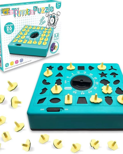Time Puzzle - fun family  Board Game Shape Matching Puzzles for Kids 