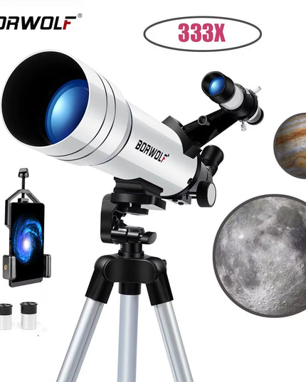 70400 HD Professional High-Definition Astronomical Telescope 333X to See the Moon and Stars or Bird Watching