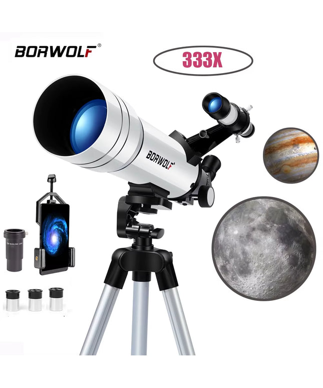 70400 HD Professional High-Definition Astronomical Telescope 333X to See the Moon and Stars or Bird Watching