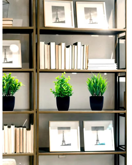 artificial decoration Plant with Black Pot -1pcs