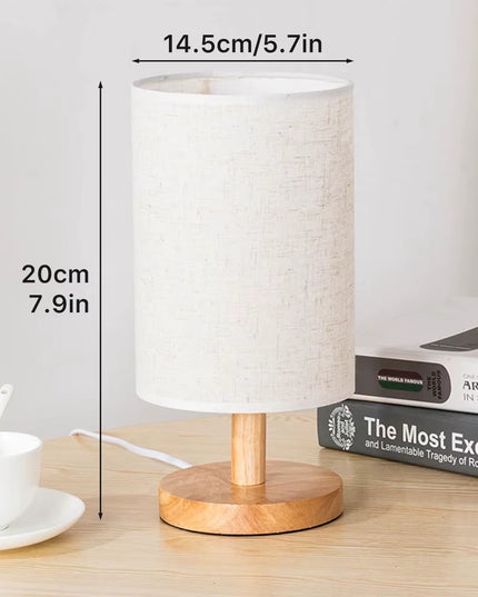Wooden aesthetic USB powered table Night lamp