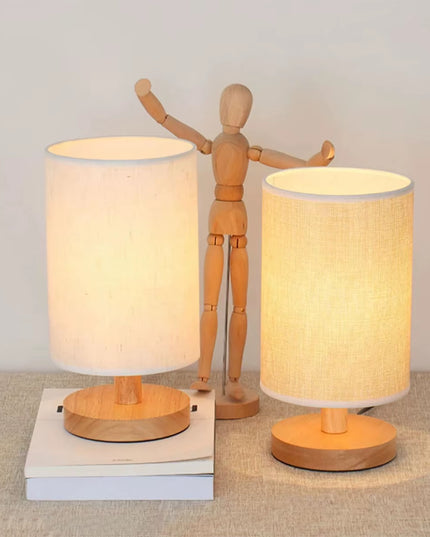 Wooden aesthetic USB powered table Night lamp