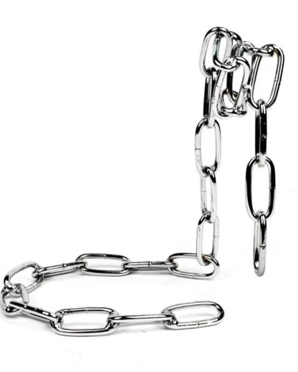 Decorative simple Iron Chain Wine bootle holder Rack 