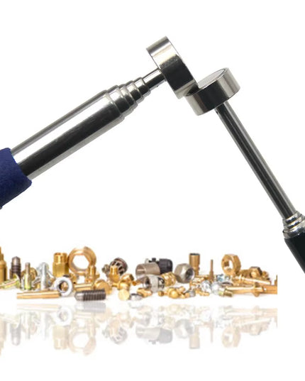 10LB /55G Magnetic Retractable Pickup Suction Iron Rod, Multifunctional Extractor Clip for Automotive Repair, electrical works