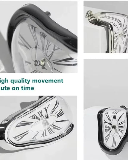 Melting Clock Art Inspired Shelf Hanging decoration