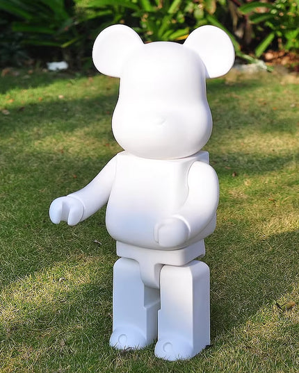 DIY Designable 400% Bearbrick Adjustable decoration-  28Cm (black & white)