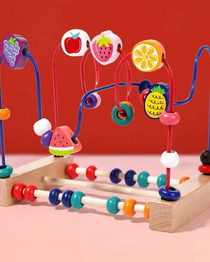 Wooden Bead Maze Educational Toy for Babies & Toddler