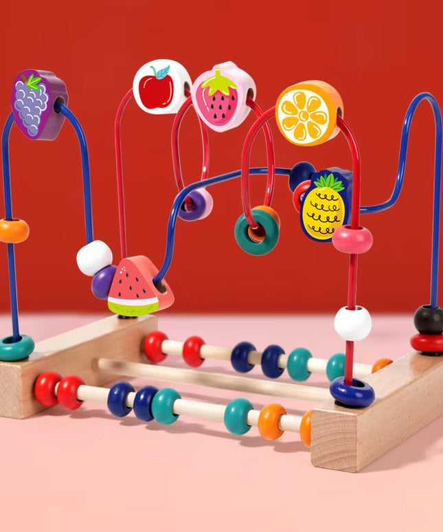 Wooden Bead Maze Educational Toy for Babies & Toddler