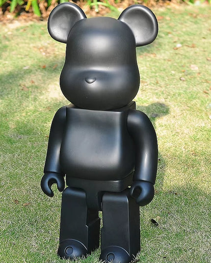 DIY Designable 400% Bearbrick Adjustable decoration-  28Cm (black & white)