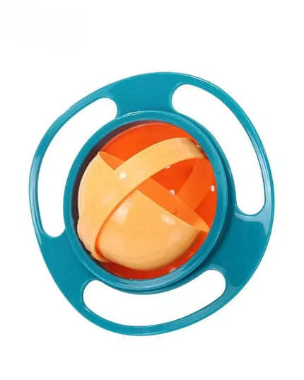 Anti spill rotary balance, kids eating bowl 