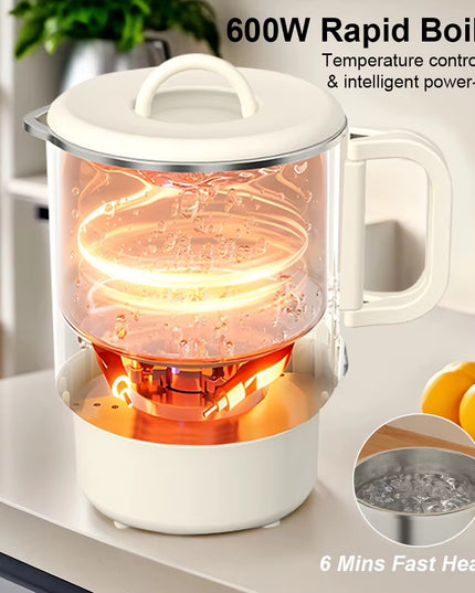 Mini Folding Electric Kettle 1000ML Portable Quick Heating Water Heater 