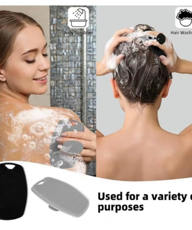 Soft Silicone Exfoliating Shower Massage Body Cleanser/ Scrubber 