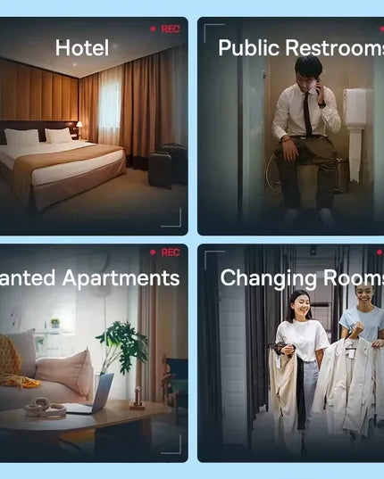 Infrared Camera Detector for Privacy Protection with Detector Lens and sensing chip