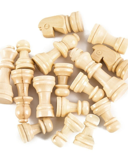 3 in 1 folding Wooden games set (chess / checkers / backgammon )-34x34cm