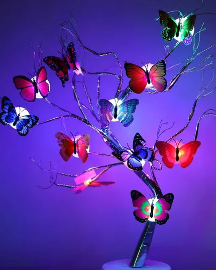 10 Pieces 3D LED Butterfly Night Lights Butterfly Glow Wall decoration  