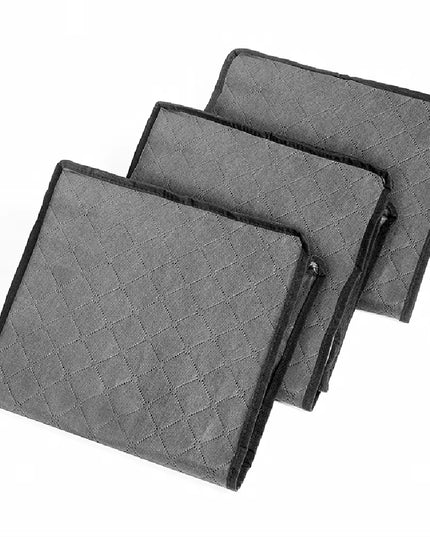 Large Capacity Non-Woven Foldable clothes / blanket storage bag, organizing box-58x30x31