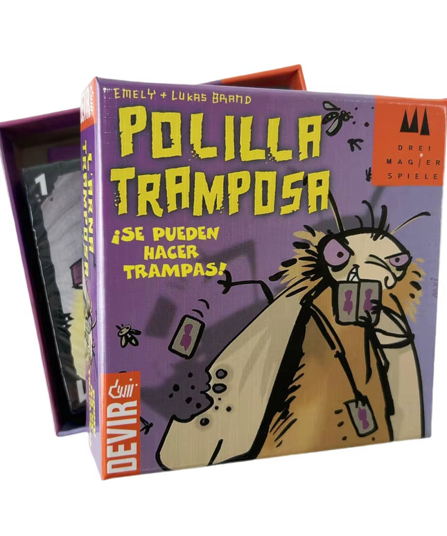 POLILLA TRAMPOSA -Mogel Motte Polilla Cards Board Game Devir-Game 