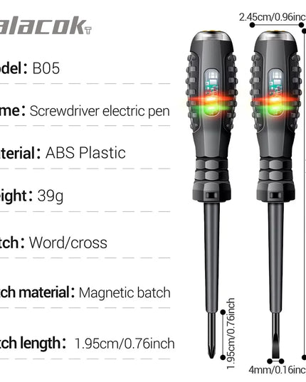 Multifunctional Electrician voltage induction screwdriver AC Non-Contact Induction  70-600V (Buy 1 get 1 Free!)