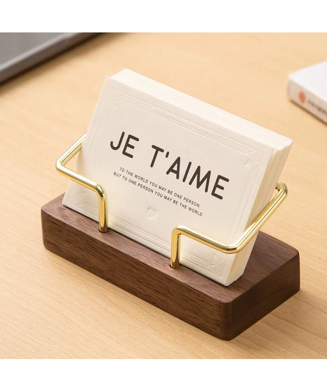 Wooden Business Card Holder