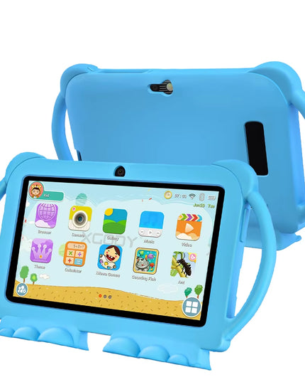 PlayTablet - Smart 7 Inch Kids Tablet with drop Proof Case . ( 5G Wifi / Google store / camera / kids apps ) 4GB RAM 64GB ROM 4000Mah