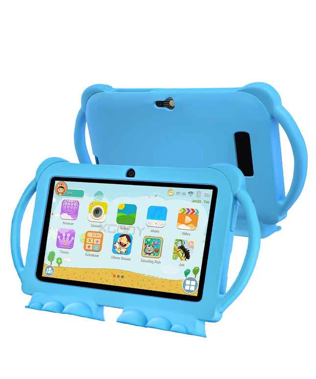 PlayTablet - Smart 7 Inch Kids Tablet with drop Proof Case . ( 5G Wifi / Google store / camera / kids apps ) 4GB RAM 64GB ROM 4000Mah