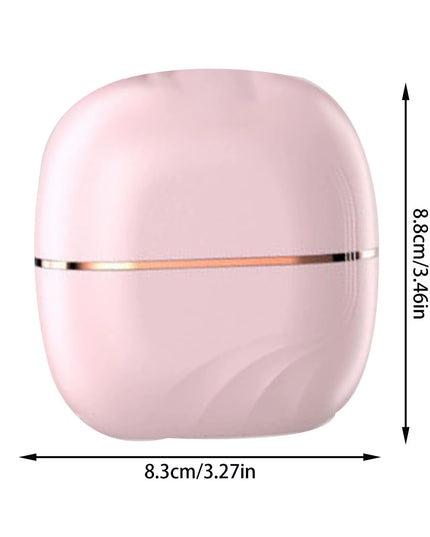 Mini Wireless Portable Rechargeable Hair Straightener Brush Anti-Scald Shell, USB Charging 