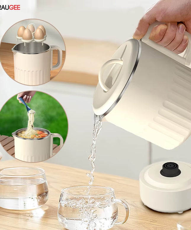 Mini Folding Electric Kettle 1000ML Portable Quick Heating Water Heater 
