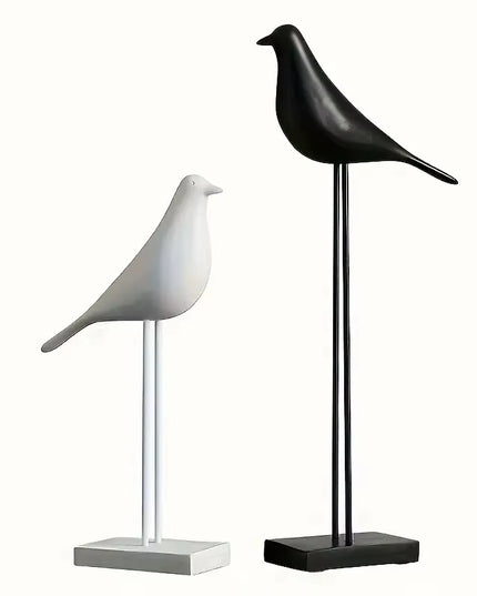 Resin Bird art statue- 1pcs (perfect match to buy both together)