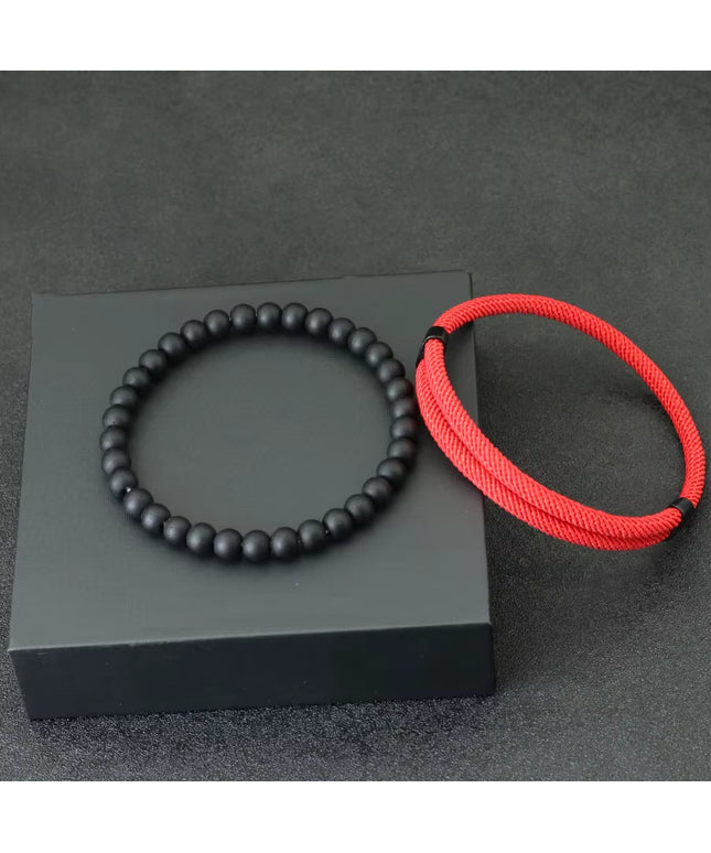 2pcs set of different designs men's bracelets 